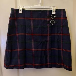 Lazy Oaf Plaid Skirt Size 16